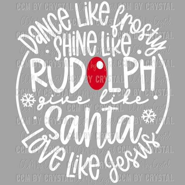 Women's Christmas Plaid Sleeve Top | 'Dance Frosty, Shine Rudolph' Saying | Long Sleeve Tee | Red Holiday Shirt - View #10