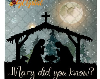 Mary Did You Know? PNG