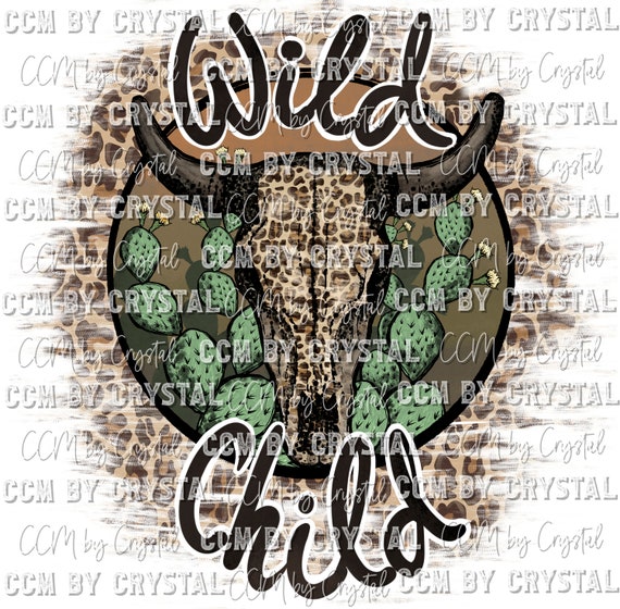 Wild Child Sublimation Transfer, Ready To Press, Heat Press Transfer,  Sublimation Print