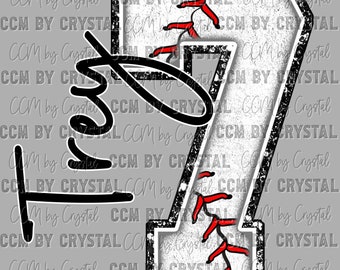 Personalized Pick your Name and Number Baseball Chenille Ready to Press Transfer Direct to Film DTF Transfers Sublimation Transfer
