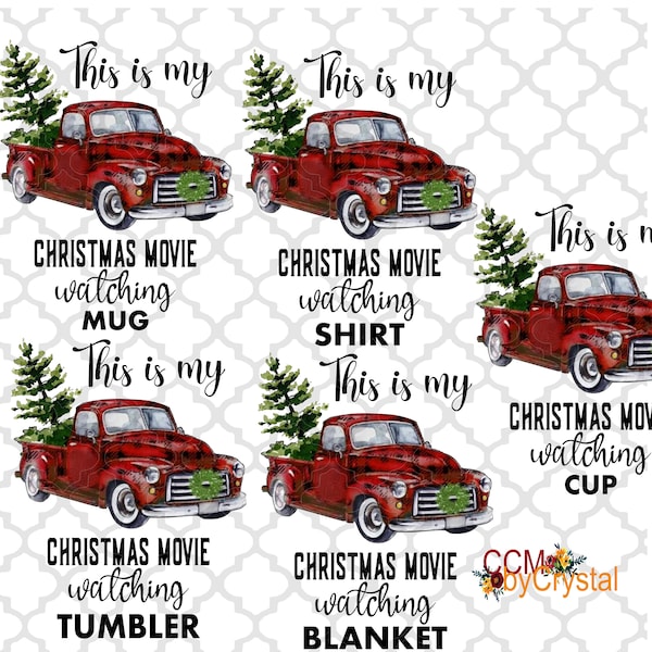 This is my Christmas Movie watching Blanket MUG Shirt Cup Tumbler PNG