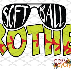 Ready to Press DTF (Direct to Film) Transfer Softball Brother