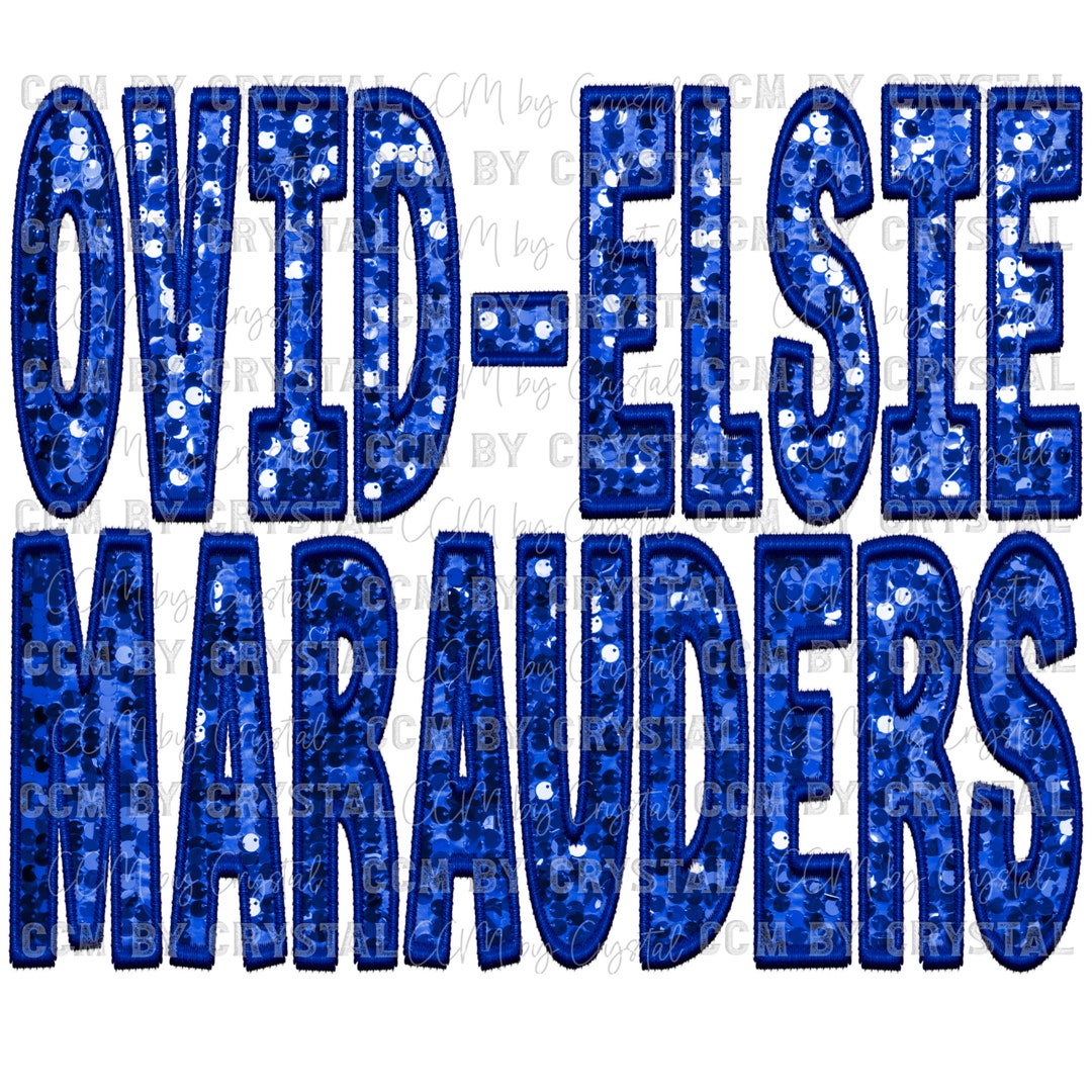 Ovidelsie Marauders Faux Sequins Faux Embroidery Ready to Etsy