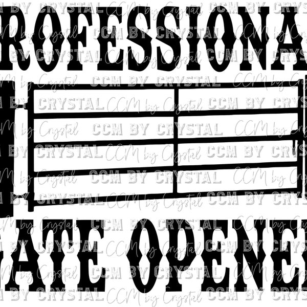 Professional Gate Opener SVG PNG dxf EPS