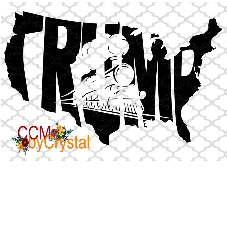 Trump Train USA SVG PNG Dxf - Etsy