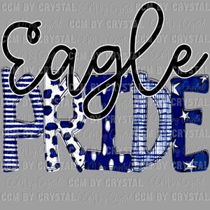 Eagle Pride Navy Mascot Ready to Press Transfer Direct to Film DTF Transfers Sublimation Transfer