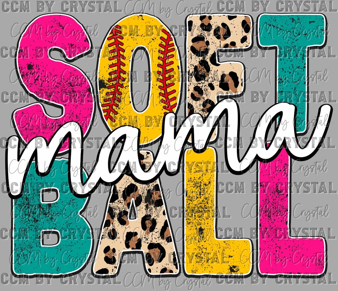 Softball Mama Ready to Press Transfer Direct to Film DTF Transfers ...