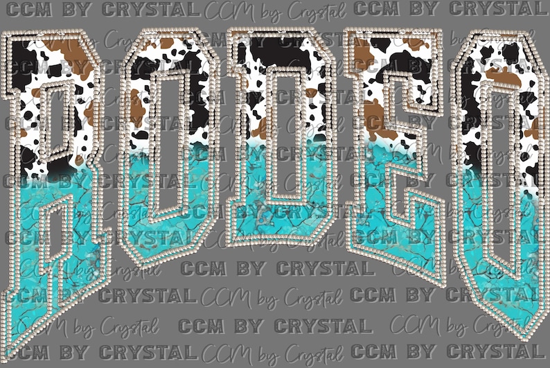 Rodeo Western Rodeo Ready to Press Transfer Direct to Film DTF ...