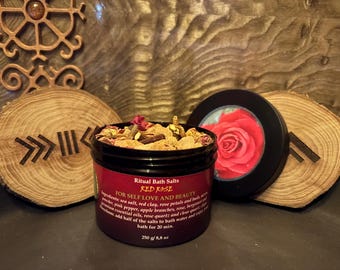 ROSA ROJA. Sales de baño rituales artesanales de amor propio y belleza.