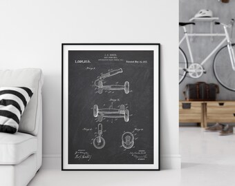 Dumbbell 1912 patent print, Gym weights patent poster, grip dumb bell blueprint, man cave decor, gym equipment