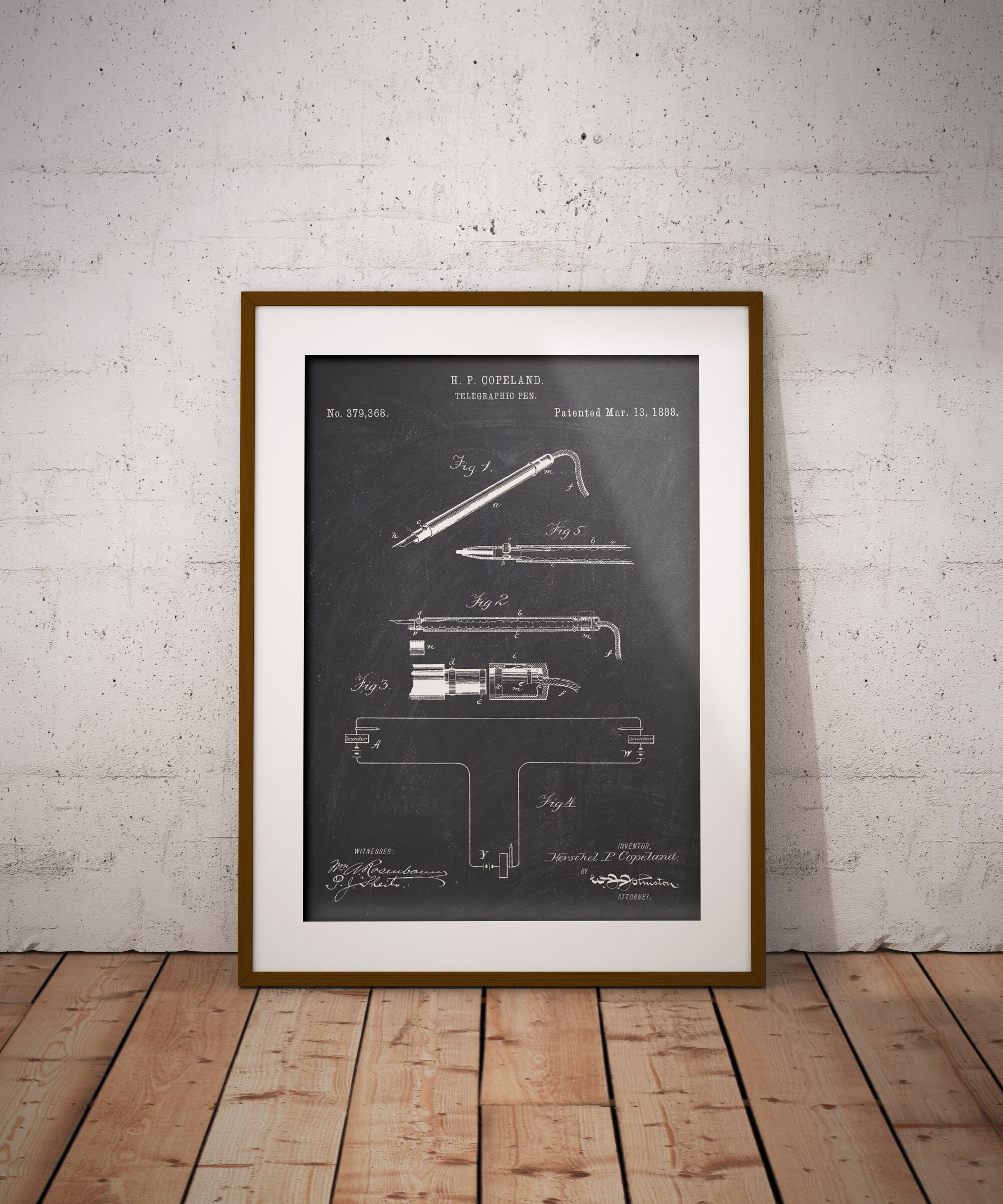 Buy Telegraphic Pen 1888 Patent Poster Morse Code Pen Blueprint Online in  India - Etsy