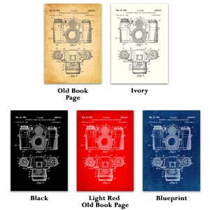 Photographic Camera 1962 Patent Art Print, Photographic Camera 1962 Patent, Photographic camera with coupled exposure meter,Man Cave,IAP0097 image 4