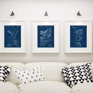 Ski Patent Prints Set, Ski Googles Patent Print, Snow Making Print,Set of 3 Prints,Bundle of 3 Patent Posters,Ski Blueprint,Ski Resort Decor