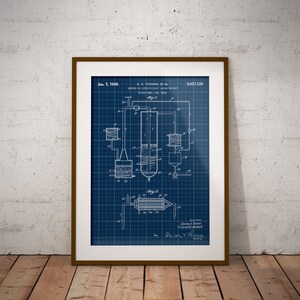 Whisky patent print, Method of artificially aging whisky blueprint, gift for whisky lover, bar wall decor,man cave decor,distillery wall art