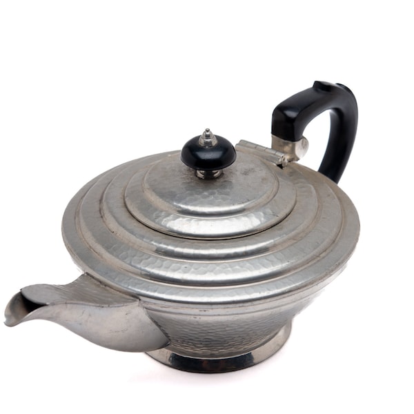 Pewter Teapot Made in England 2567 / Food Prop Photography / Styling / Prop /