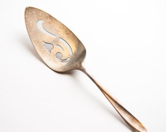 Vintage Americana Star Silver-Plate IS Pie/Cake Server Food Fotografie/Styling/Rekwisieten