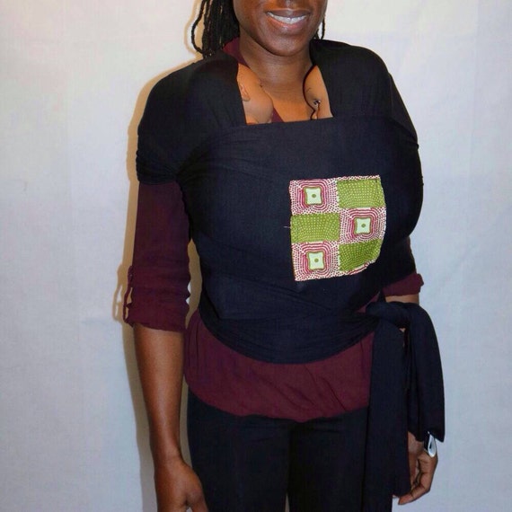 african print baby wrap