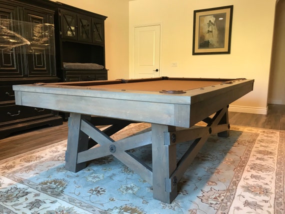 Billiards Pool Table Pool Game Man Cave Mancave Decor Etsy