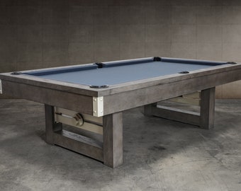 Bryant Slate Pool Table in Grayson Grey w/ Premium Accessories and Free Shipping USA