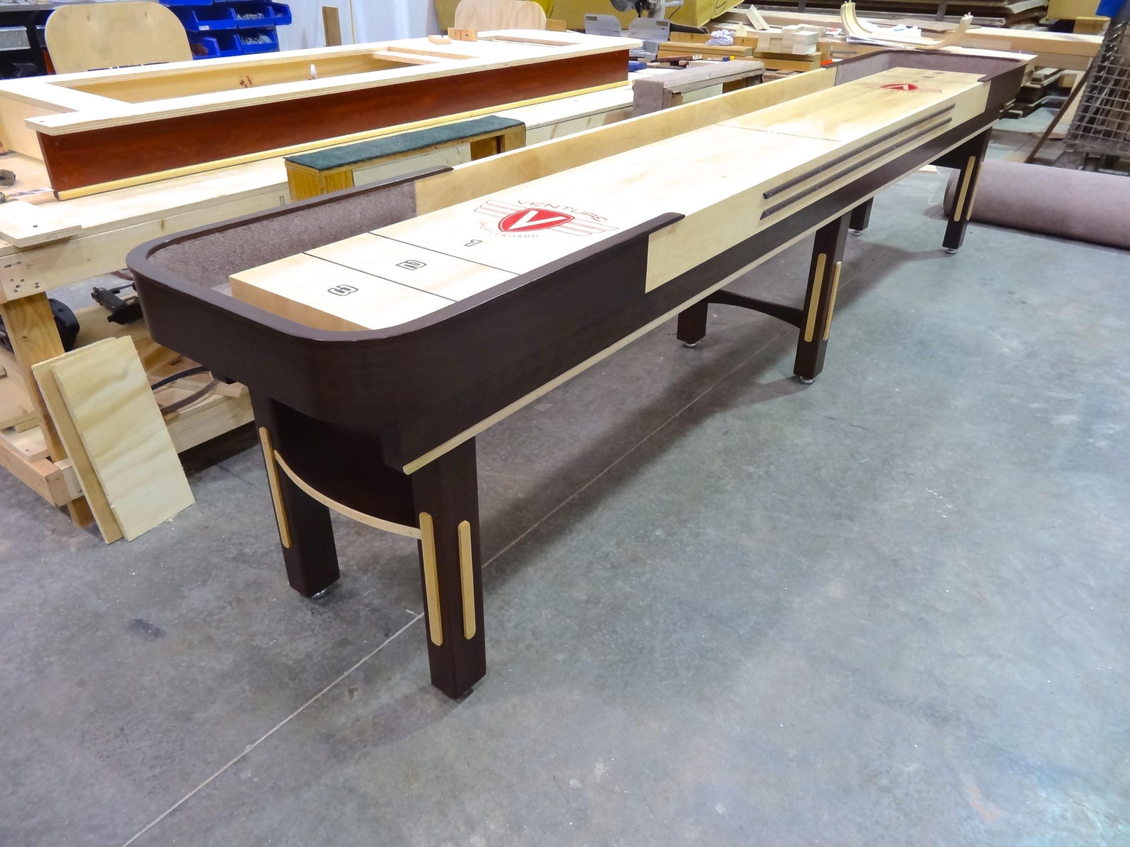 Gift for Men Shuffleboard Tableentryway Table Bar Etsy