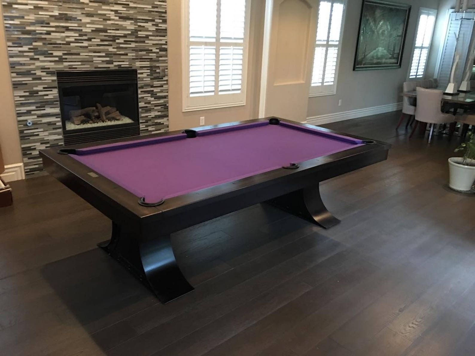 Industrial Pool Table Steampunk Billiard Table Slate Etsy