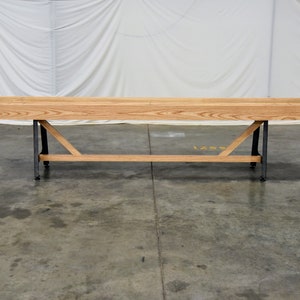 Astoria 12&#39; Industrial Shuffleboard Table-Handmade in the USA-FREE SHIPPING