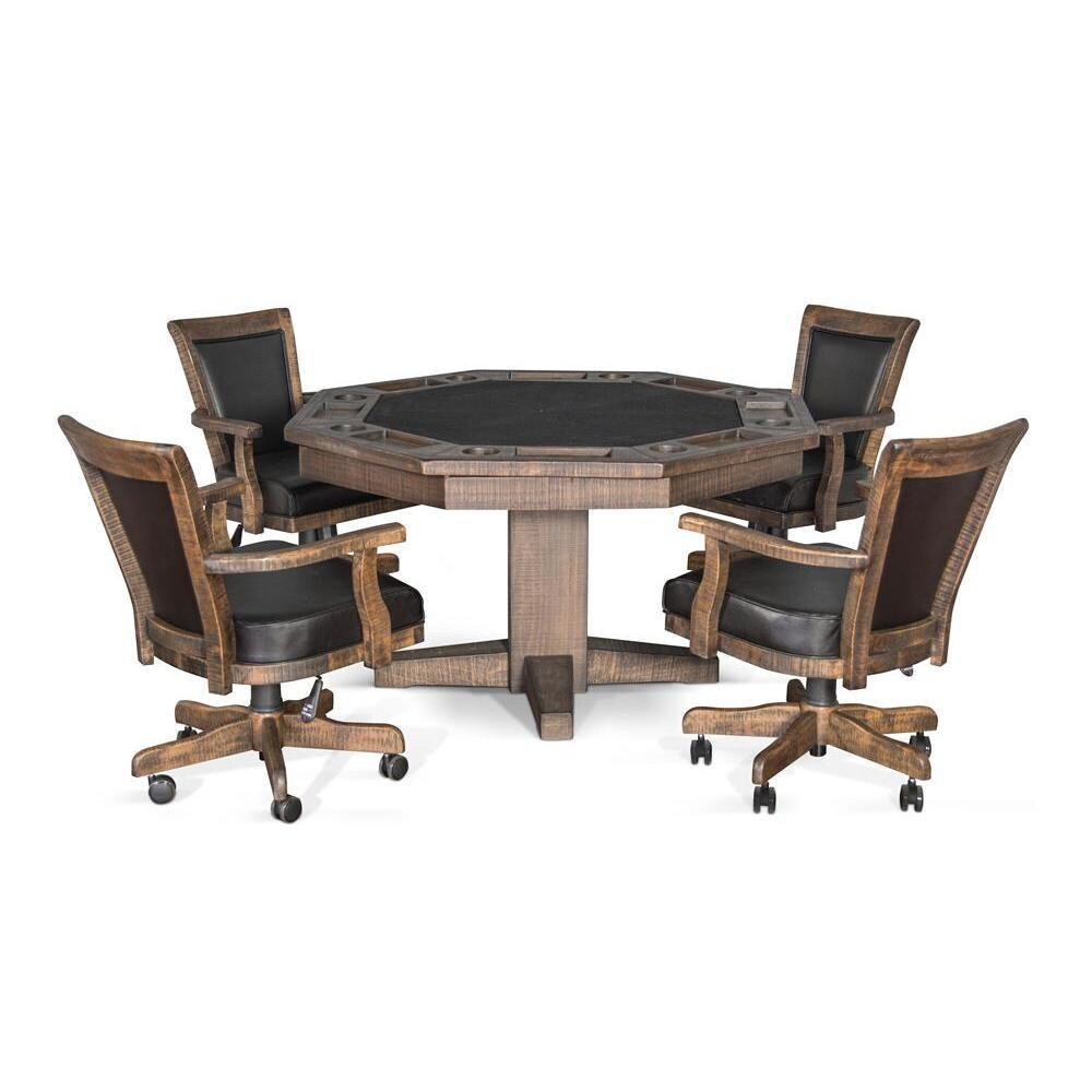 Poker Table Game Table With Chairs Billiards Game Room Decor Game