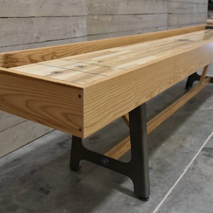 Astoria Sport Custom Shuffleboard Table with Hard Rock Maple Playfield