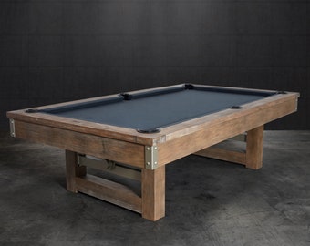 Bryant Slate Pool Table in Weathered Natural w/ Premium Accessories and Free Shipping USA