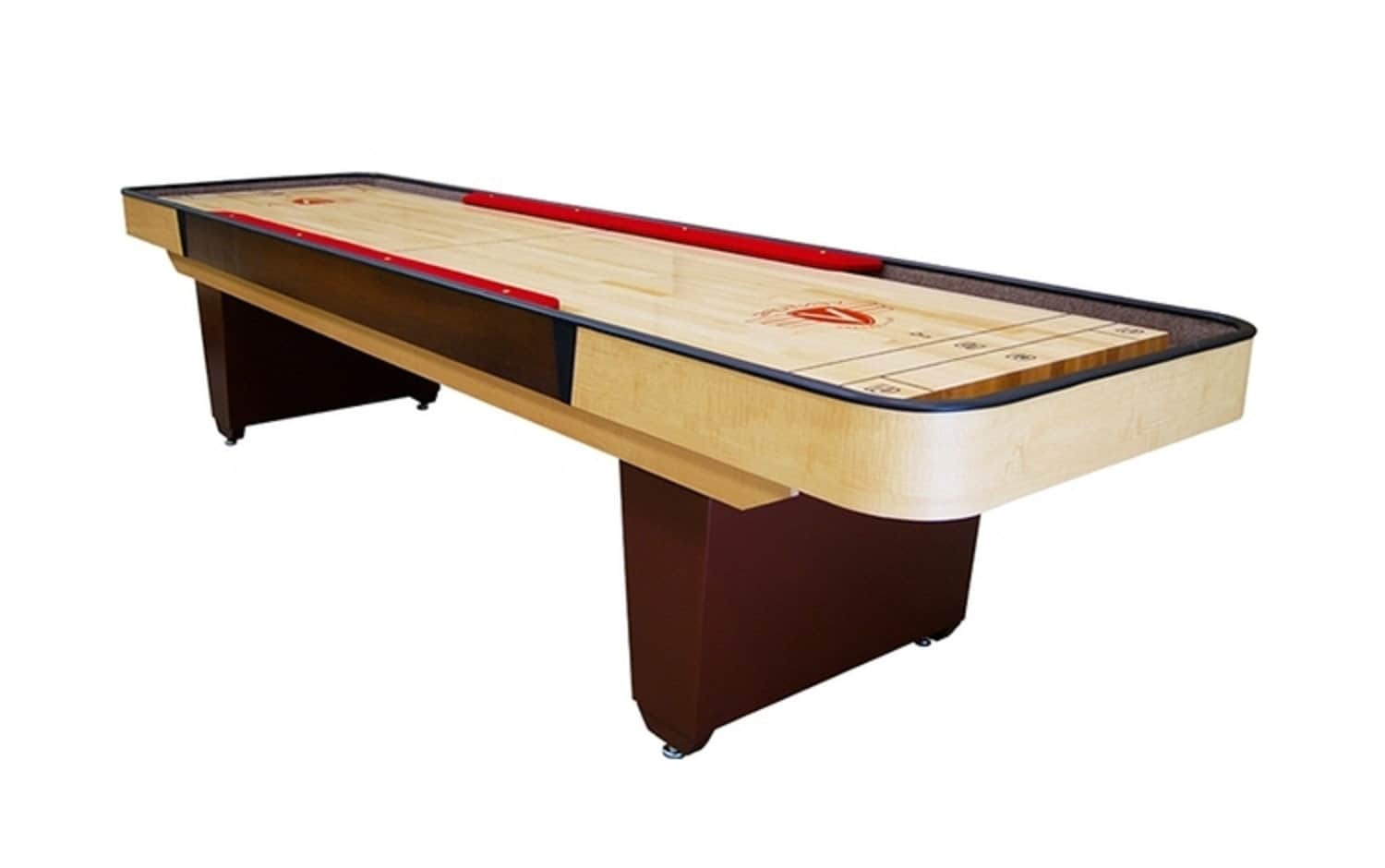 Classic Cushion Shuffleboard Table Man Cave Decor Retro Gaming