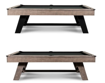Hunter Slate Pool Table in Antique w/ Dining Top Option | Free Shipping