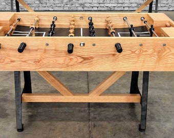 Astoria Rustic Foosball Table | Man Cave Decor | Bar Decor | Rustic Home Decor | Gaming Table