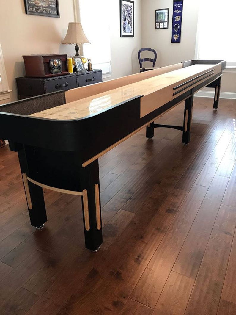 Gift for Men Shuffleboard Tableentryway Table Bar Etsy