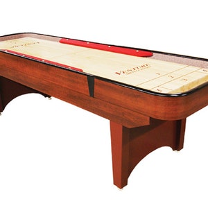 9 Foot Classic Bankshot Shuffleboard Table | Man Cave Decor | 9 Foot Shuffleboard | Game Room Decor