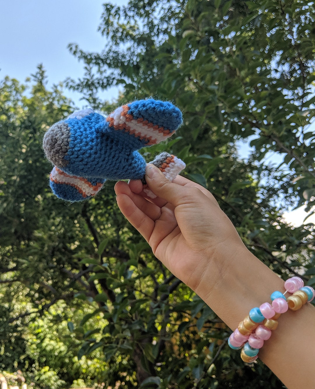 Crochet Airplane Rattle - Toy for Babies - Handmade - Etsy