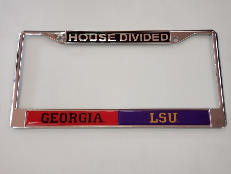 Customize your Collegiate House Divided License Plate Our Etsy