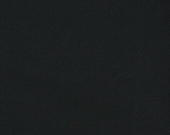 Puede incluir: Una muestra de tela negra sólida. La tela tiene una textura lisa y uniforme.