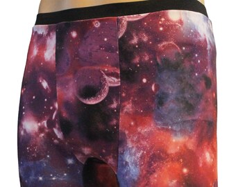 Galaxy Meggings, Outer Space Men's Leggings, Festival Clothing