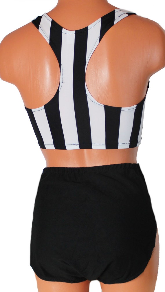 Buy Sexy Ref Costume, Referee Festival Clothes, Rave Clothes, Lingerie  Costume, Rave Shorts and Short Top Online in India
