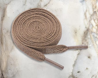 Lacci per scarpe 100% cotone / Lacci piatti da 0,8 cm per scarpe da ginnastica