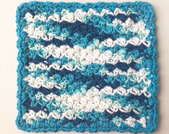 Patron Crochet PDF - Torchon tout-usage - DIAGRAMME - Photo TUTORIEL