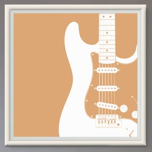 Electric Guitar Wall Art, Guitar Prints, Music Wall Decor, Guitar Bedroom Art, Guitar Nursery Decor, Guitar Decor, Music Theme, Music Decor