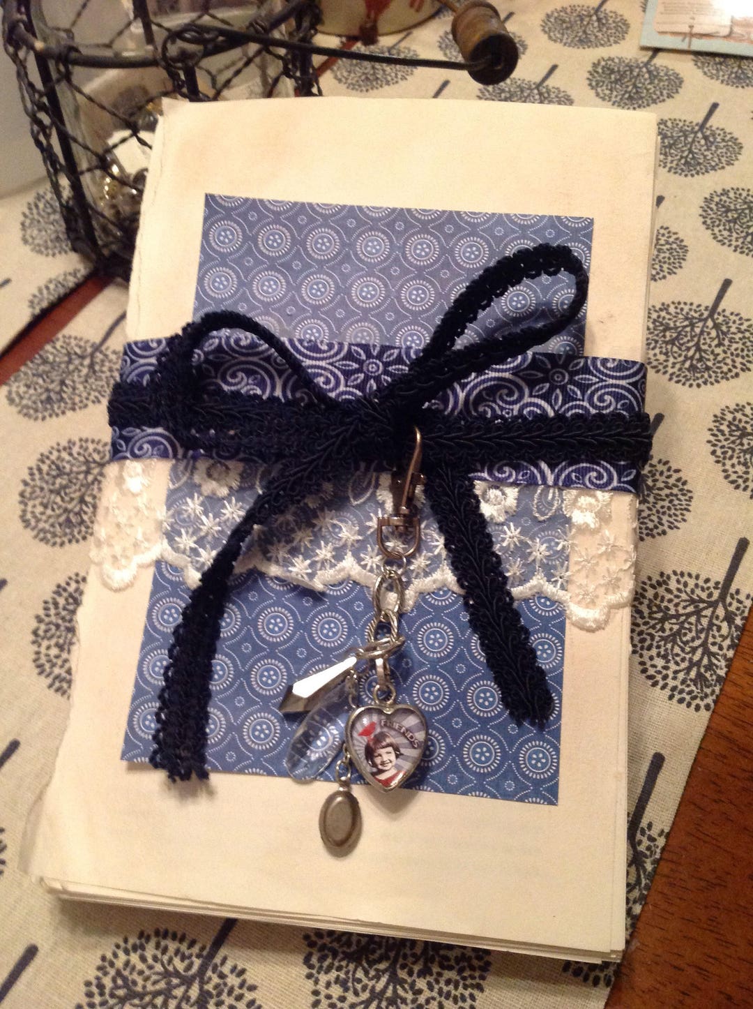 Shelf Sitter Decor Bundled Book Pages Decor With Lace and Etsy