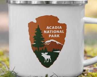 Acadia National Park Camp Mug • Bar Harbor Maine Coffee Cup • Acadia Mug