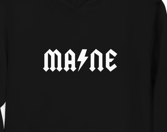 Maine ACDC Hoodie – Funny Maine Rock Band Sweatshirt