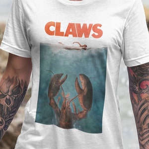 Funny Claws Lobster Jaws Parody T-Shirt - Men, Women Gift Funny Claws Lobster Jaws Parody T-Shirt - Men, Women Gift