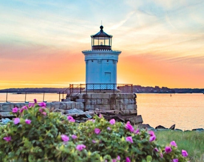 Bug Light Sunrise Photography Print – South Portland, Maine Art