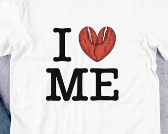 I Love Maine Shirt • Lobster Claw Heart T-Shirt • Maine Lobster Tee • Vacationlander Gift