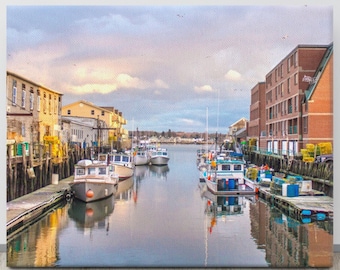 Portland Maine Lobster Boat Art – Coastal Nautical Photo Print
