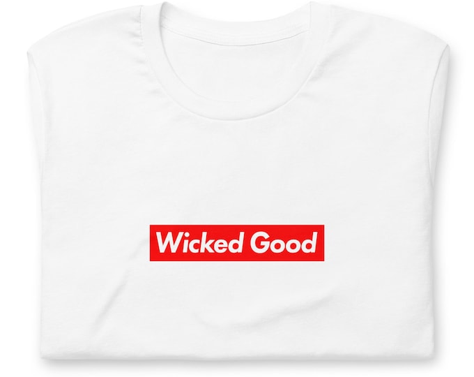 Wicked Good T-Shirt - New England Unisex Tee, Maine Souvenir